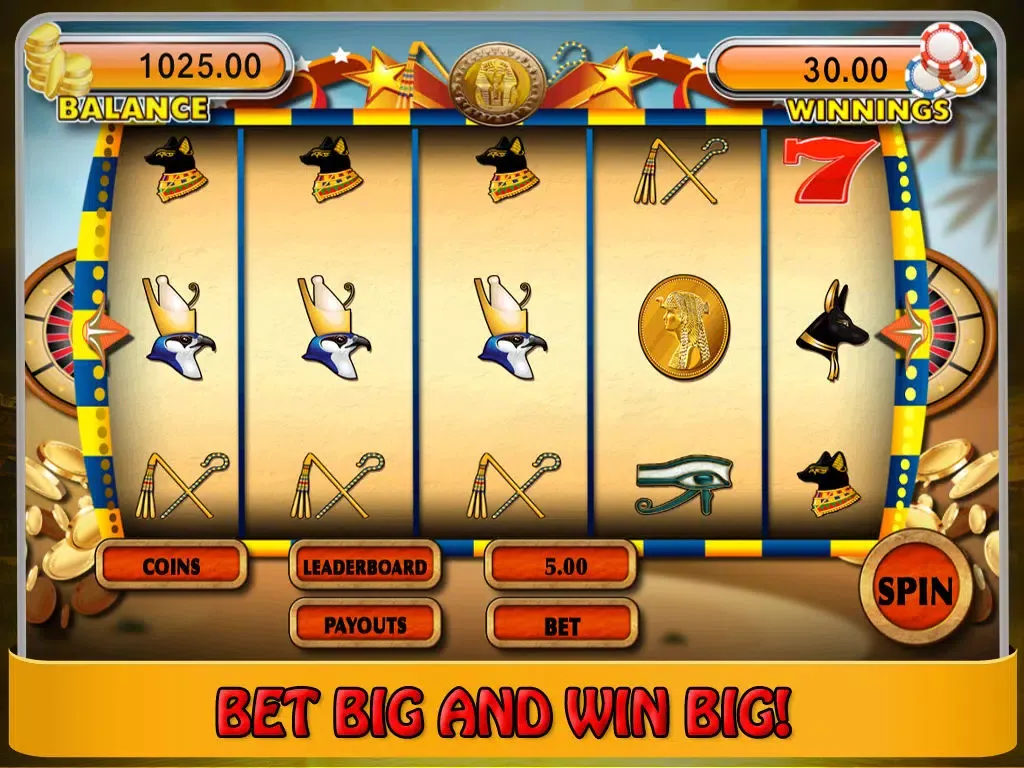 Screenshot di Slots: Double Down Egyptian Slot Machine iPad 