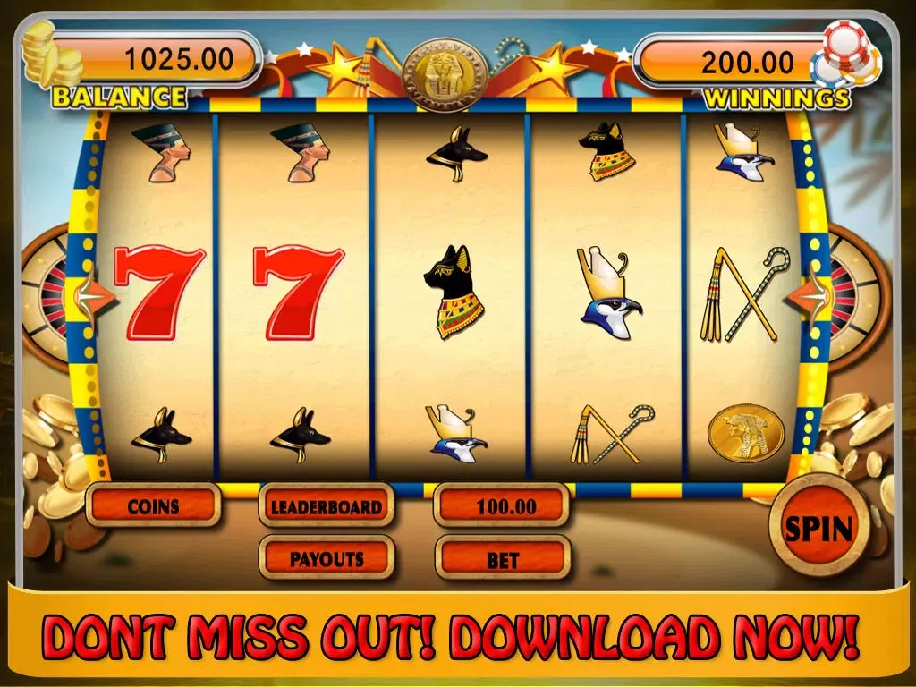 Screenshot di Slots: Double Down Egyptian Slot Machine iPad 