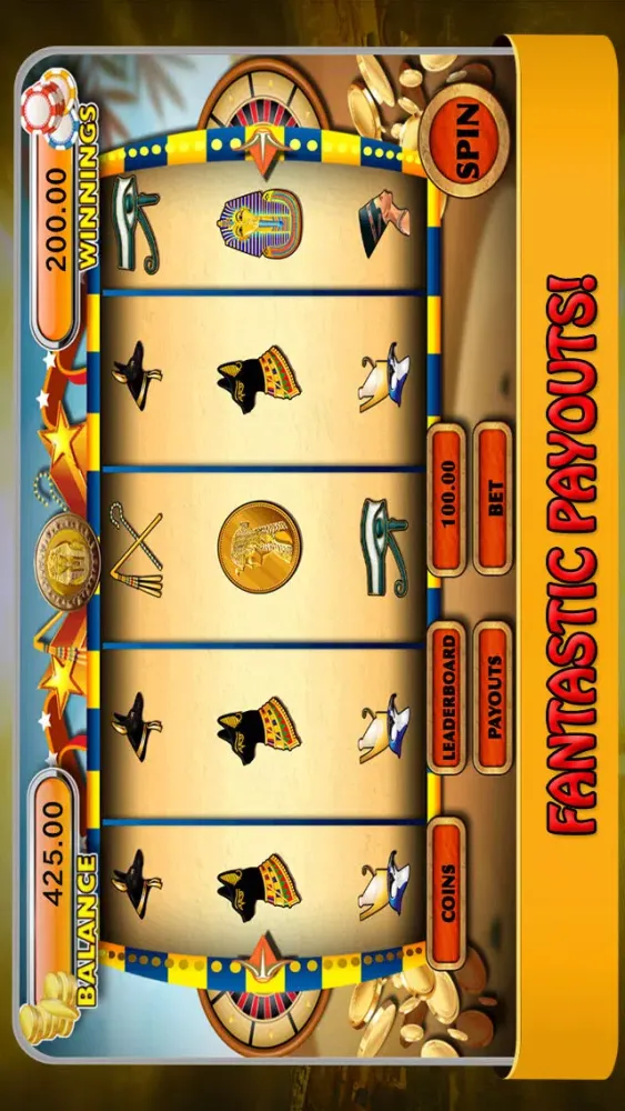 Screenshot di Slots: Double Down Egyptian Slot Machine
