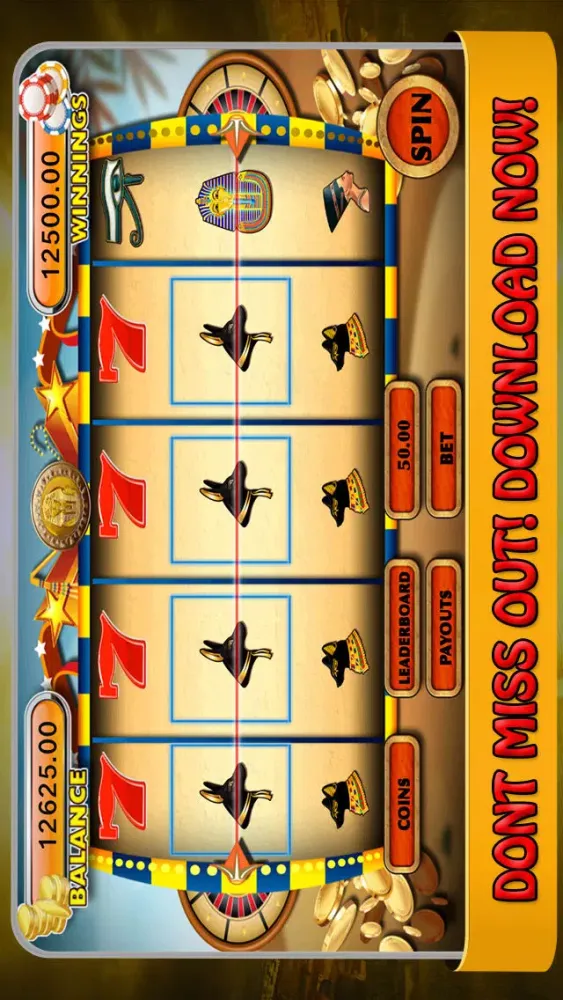 Screenshot di Slots: Double Down Egyptian Slot Machine
