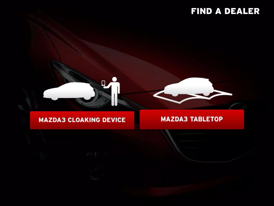 ภาพหน้าจอของ Virtual Mazda3 iPad 