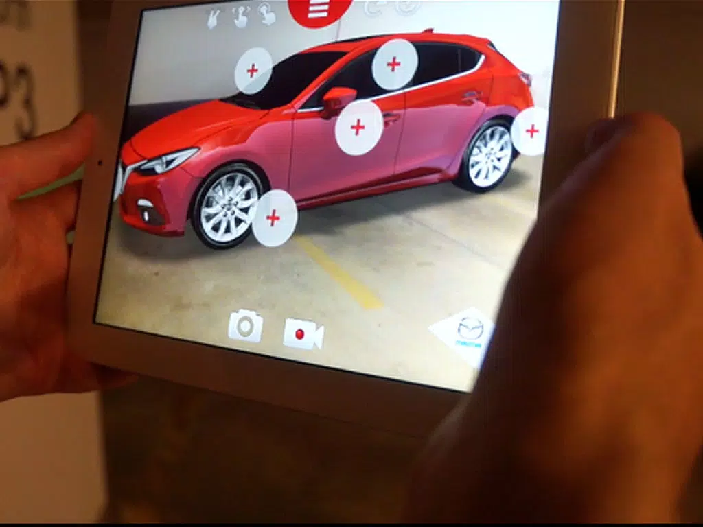ภาพหน้าจอของ Virtual Mazda3 iPad 