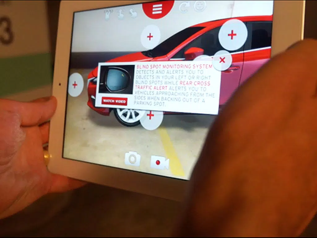 ภาพหน้าจอของ Virtual Mazda3 iPad 