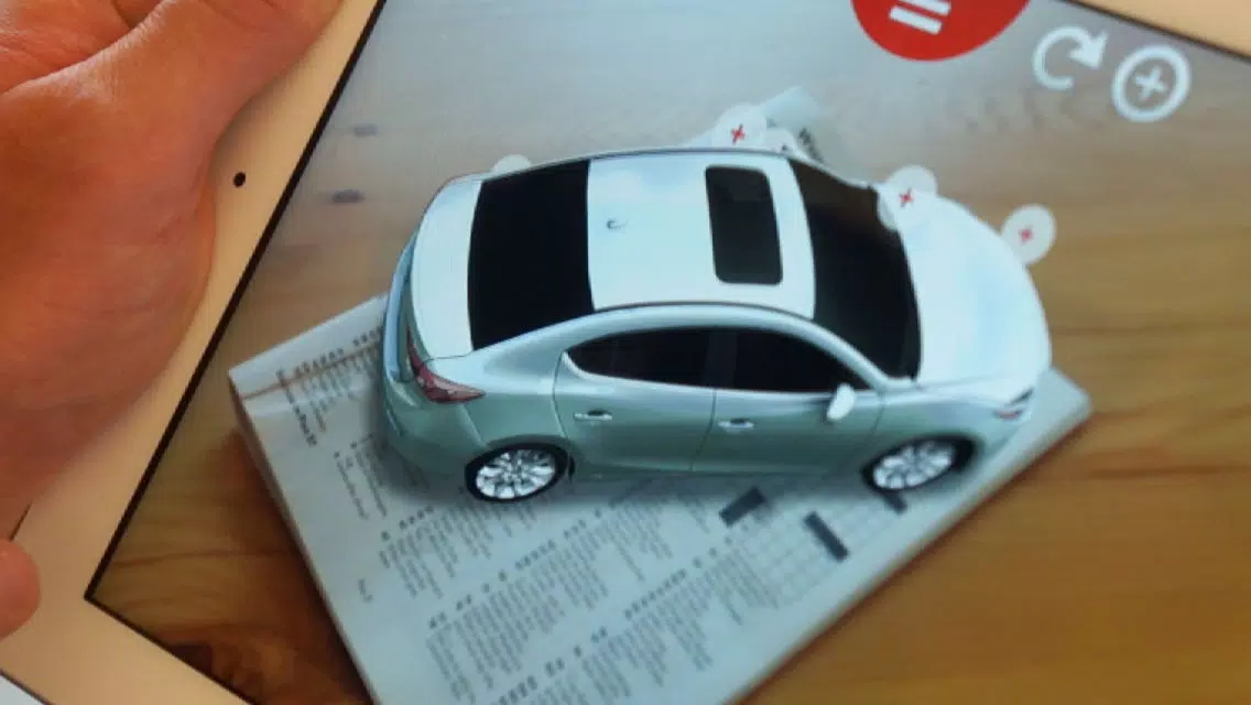 ภาพหน้าจอของ Virtual Mazda3