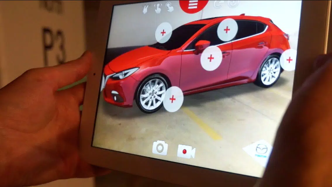 ภาพหน้าจอของ Virtual Mazda3