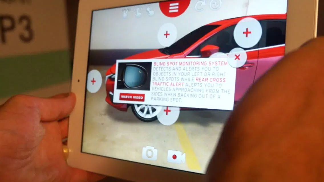 ภาพหน้าจอของ Virtual Mazda3