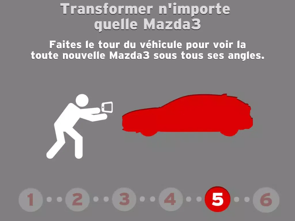 صور Mazda3 Virtuelle iPad 