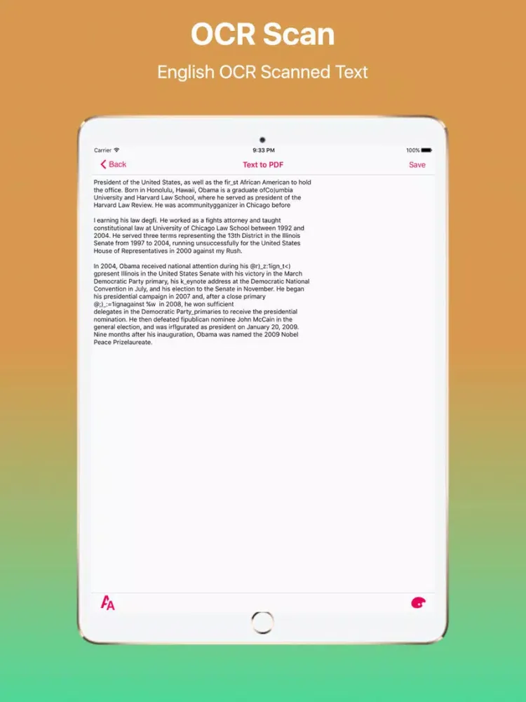Screenshot di English iCamScan PDF with Notes iPad 