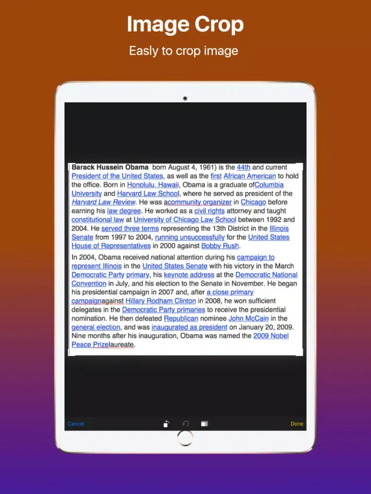 Screenshot di English iCamScan PDF with Notes iPad 