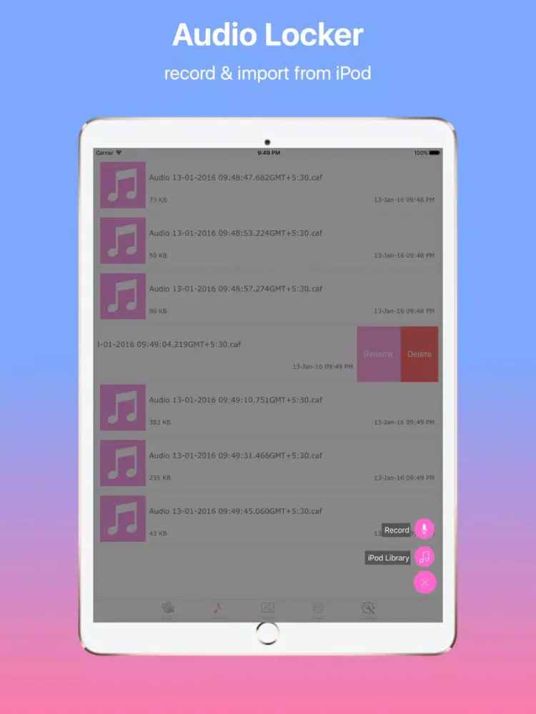 iFiles Locker Pro iPad  Screenshots