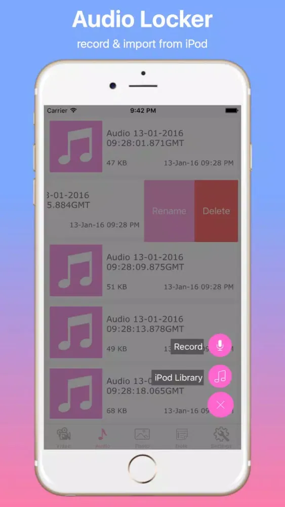 iFiles Locker Pro Screenshots