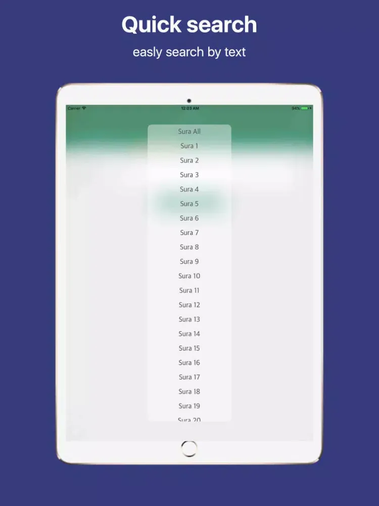 Capturas de pantalla de Malay Quran and Easy Search iPad 