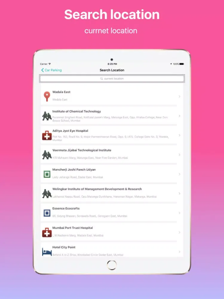 ภาพหน้าจอของ Park My Car and Find My Car iPad 