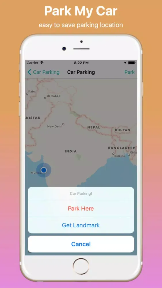 ภาพหน้าจอของ Park My Car and Find My Car