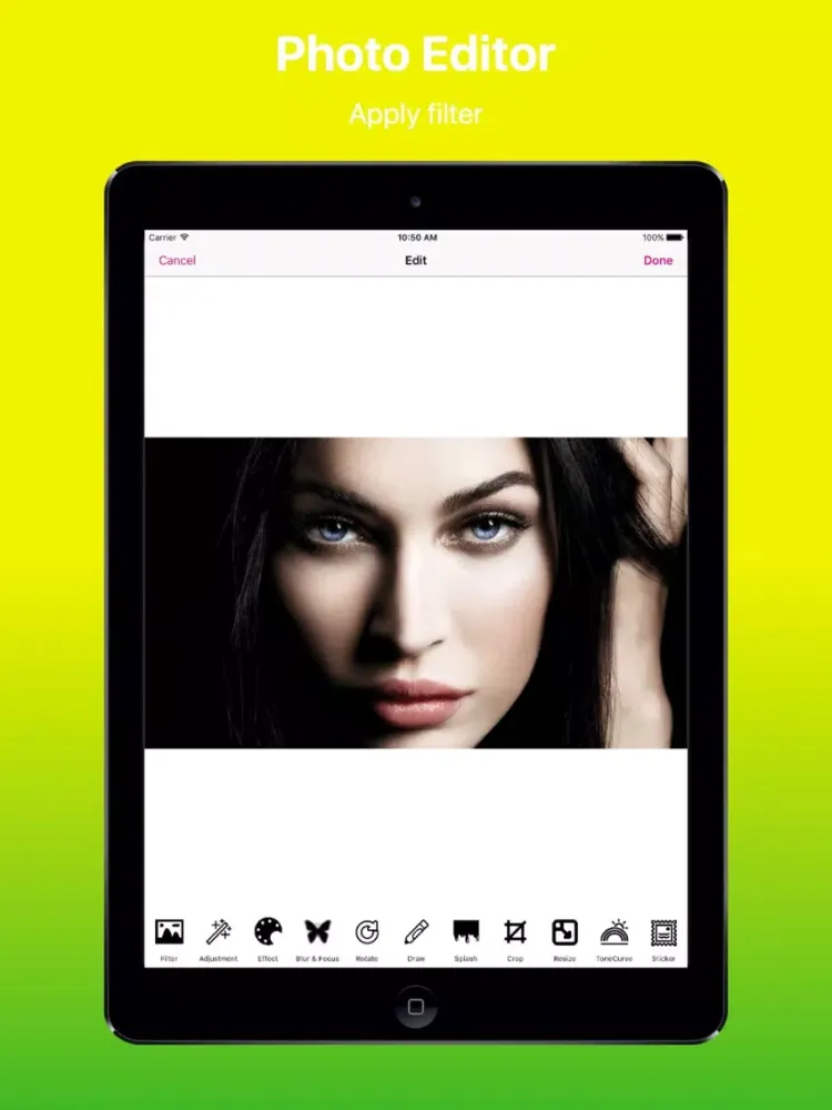 Automatically change Your Eyes iPad  Ekran Görüntüleri