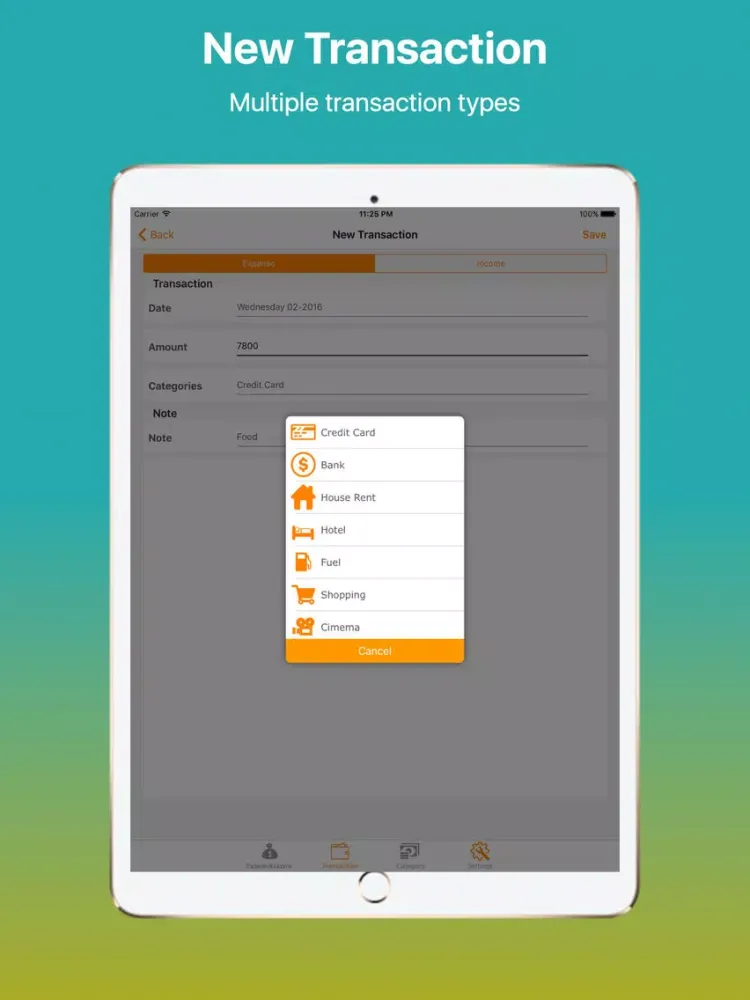 Screenshot di Pocket Money and Monthly Income Calculator iPad 