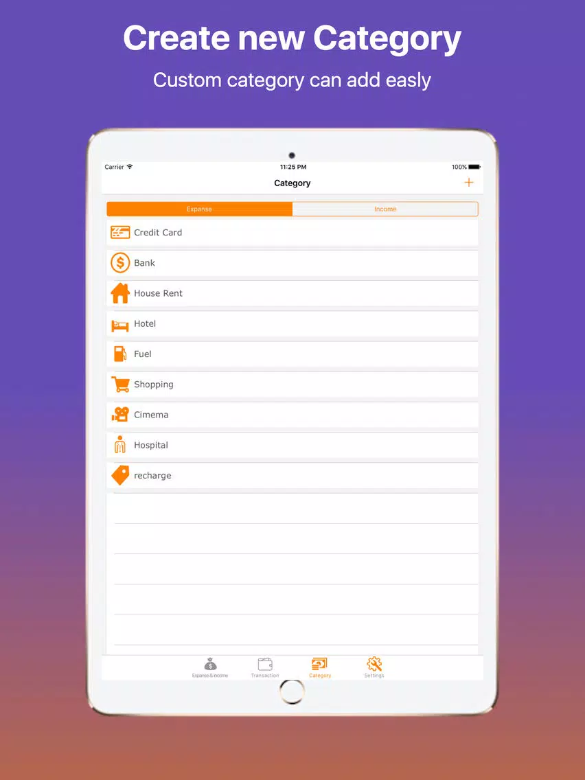 Tangkapan layar Pocket Money and Monthly Income Calculator iPad 