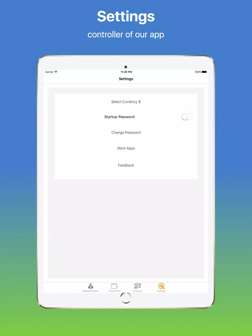 Tangkapan layar Pocket Money and Monthly Income Calculator iPad 