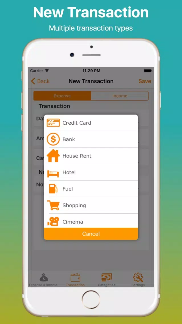 Tangkapan layar Pocket Money and Monthly Income Calculator