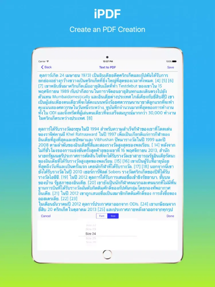 Capturas de tela do Russian iCamScan PDF with Notes iPad 