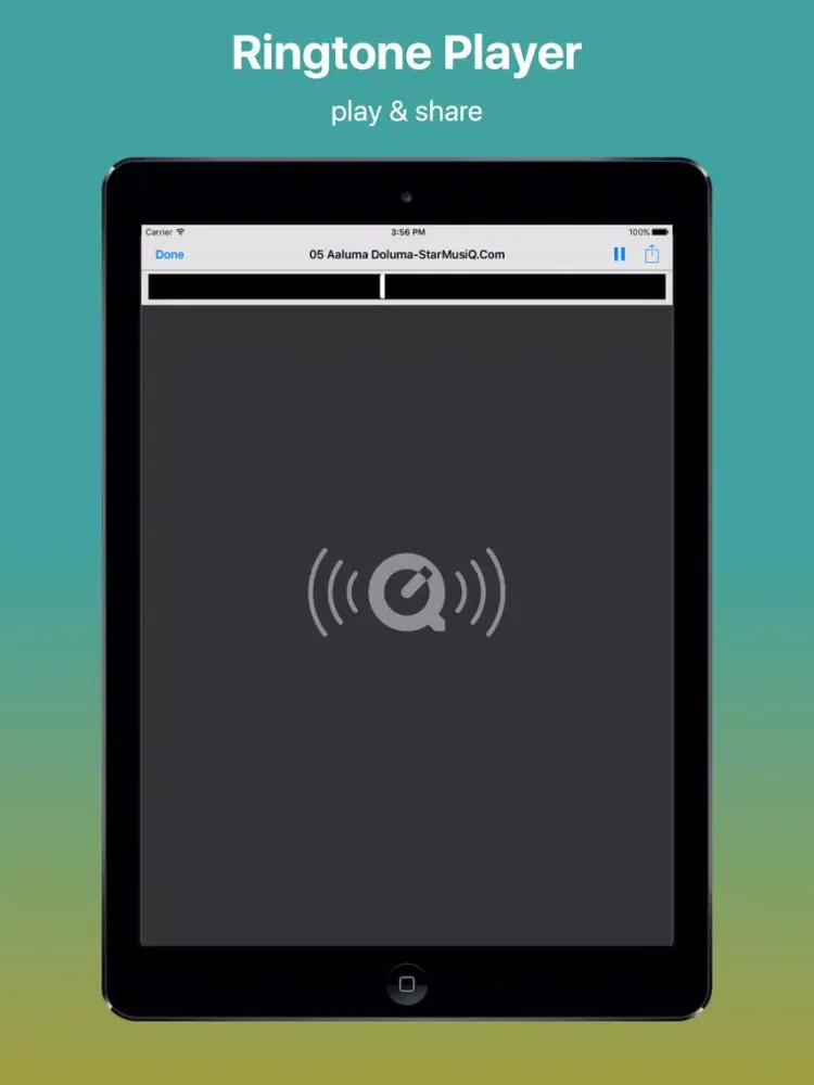 iRingtone Maker Professional iPad 應用截圖