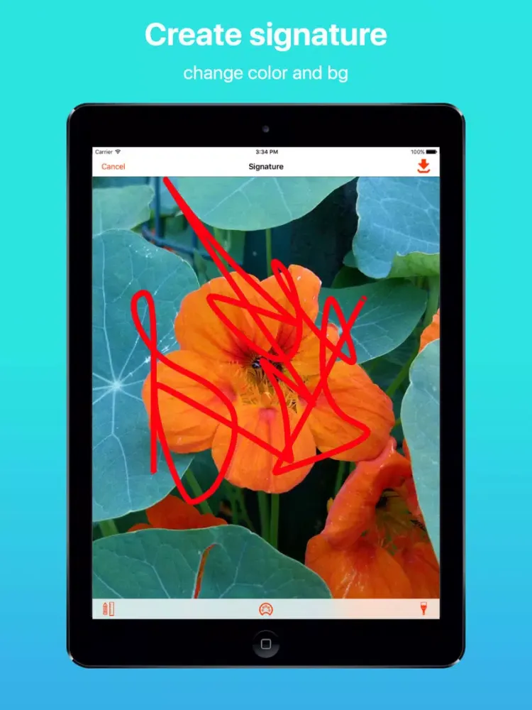 Capturas de pantalla de Create Your Signature iPad 