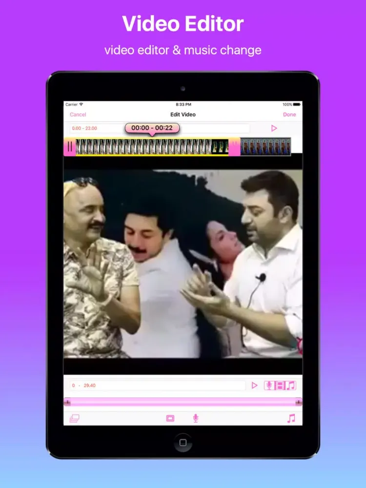 Master iVideo Editor Professional iPad  Screenshots
