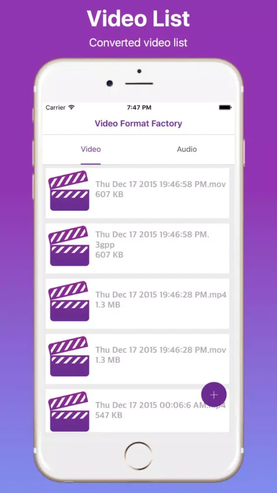 Ảnh chụp màn hình của iVideo Format Factory