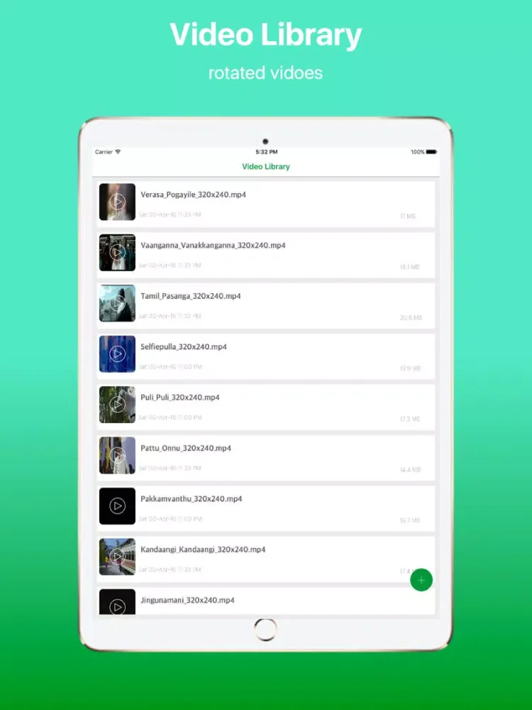 360 Video Rotate iPad 应用截图