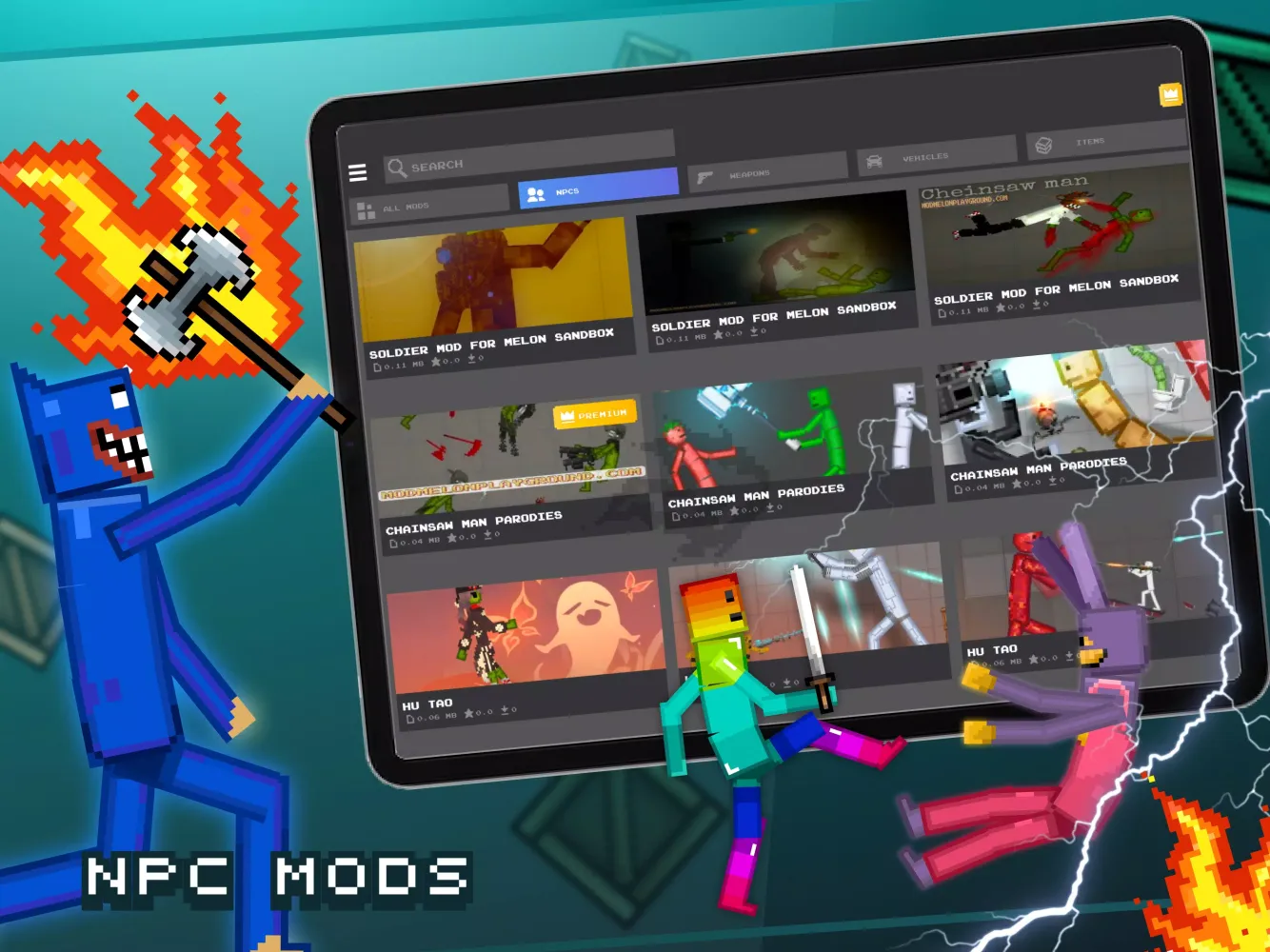 Mods for Melon Playground Screenshots
