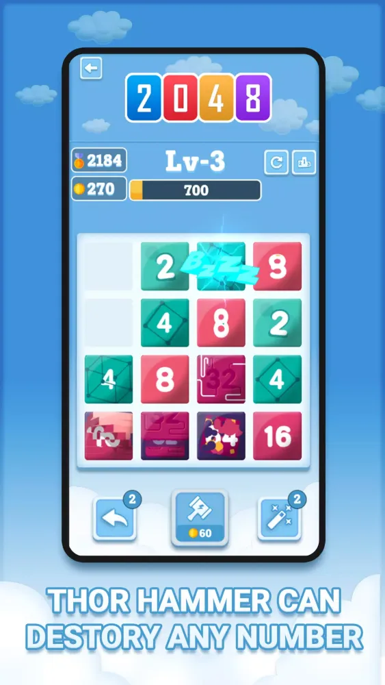 2048 : Animated Puzzle Game Screenshots