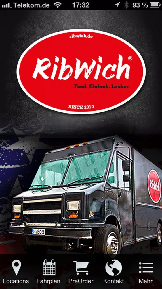 Capturas de tela do RibWich