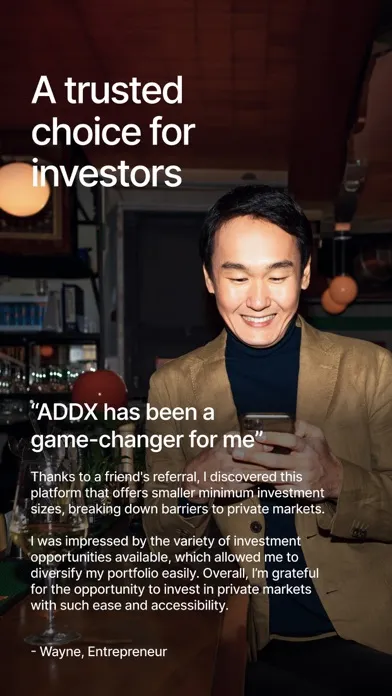 ADDX: Entry to Private Markets Screenshots