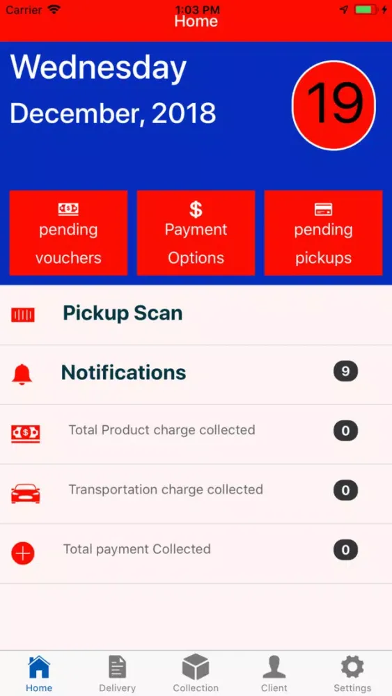 Ersaal Delivery Driver Screenshots