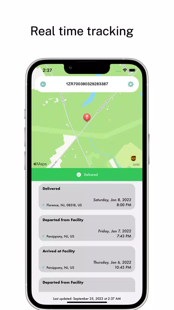 Track-it: Package Tracker 스크린샷