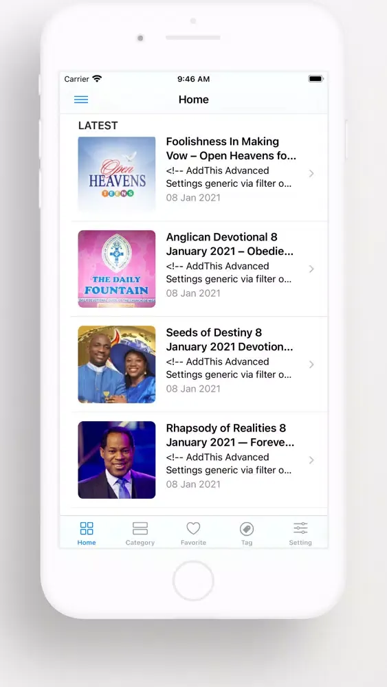 Open Heaven Daily Devotional سکرین شاٹس