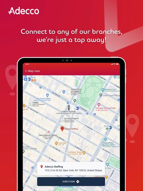 Adecco iPad  Screenshots