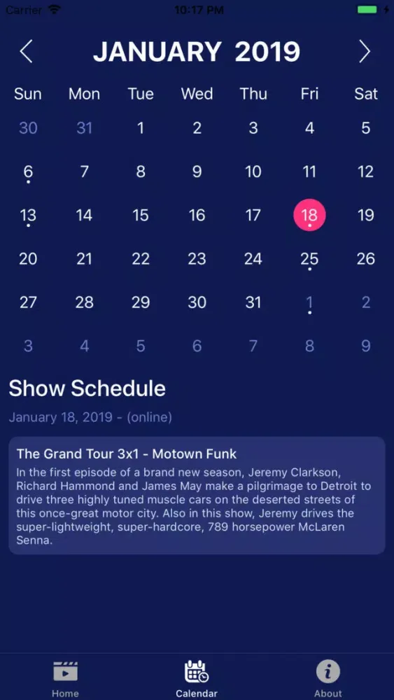 Screenshot di TV-Tracker