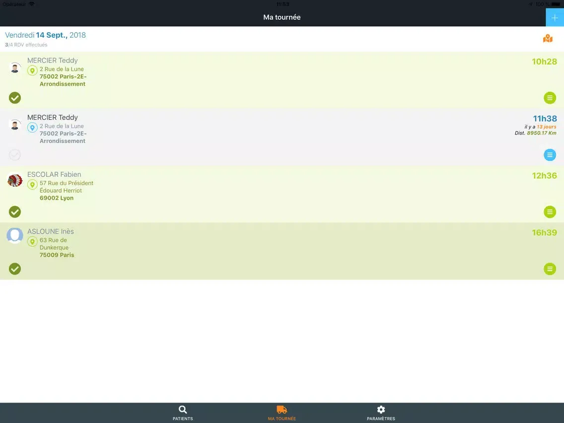 Tangkapan skrin Adel Compagnon iPad 