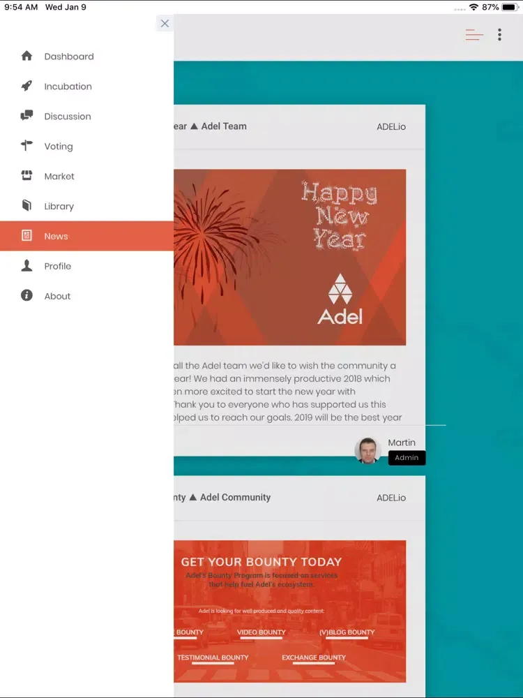 Adel iPad 應用截圖