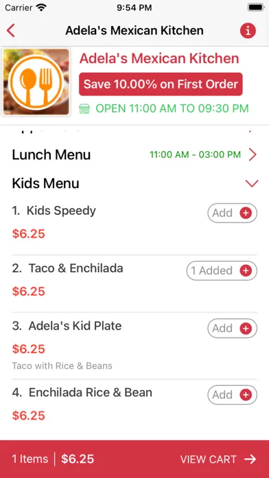 Ảnh chụp màn hình của Adela's Mexican Kitchen