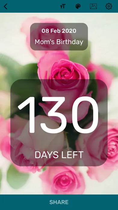 Captures d'écran de Countdown App - Day Counter