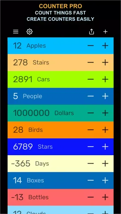 Counter Pro - Tally Counter Screenshots