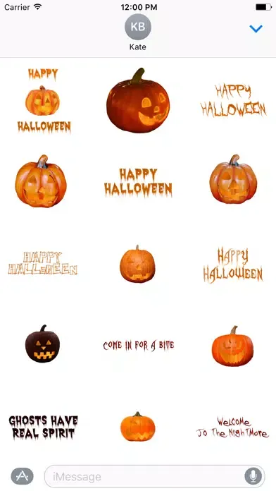 Halloween Stickers : Messages Ekran Görüntüleri