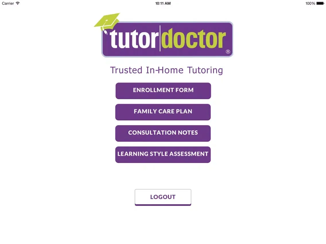 TutorDoctor Vaughan iPad  سکرین شاٹس