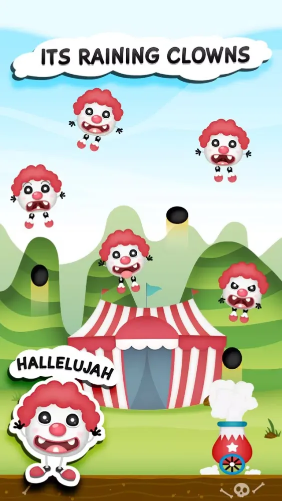 Clowny Rain - Endless Arcade Shooter应用截图