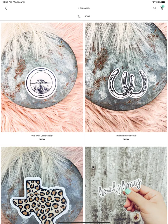 Zrzuty ekranu Adelyn Elaine's Boutique iPad 