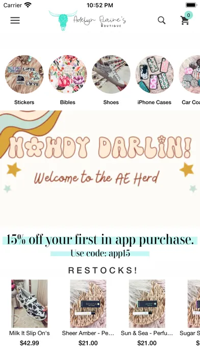 Zrzuty ekranu Adelyn Elaine's Boutique