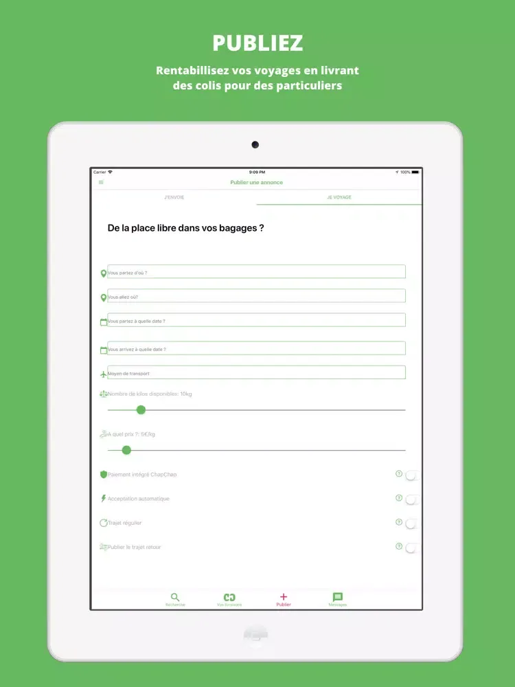 ChapChap iPad  스크린샷