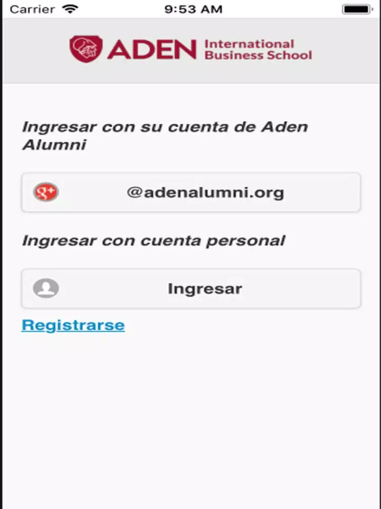 ภาพหน้าจอของ ADEN IBS iPad 